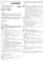 Preview for 3 page of VOLTCRAFT WDL-TH Operating Instructions Manual