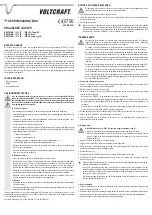 Preview for 7 page of VOLTCRAFT WDL-TH Operating Instructions Manual