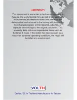 Preview for 20 page of Volth S-NET1 Operation Manual