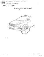 Volvo 31373831 Installation Instructions Manual preview