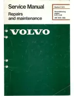 Volvo B27A Service Manual preview