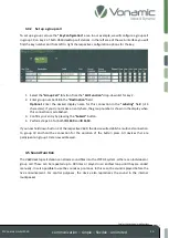 Preview for 20 page of Vonamic 10059 Configuration Manual