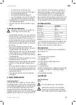 Preview for 9 page of VONROC CR502DC Original Instructions Manual