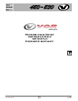 Preview for 89 page of VOR 450 Owner'S Manual