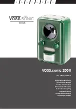 VOSS.SONIC 2000 Instruction Manual preview