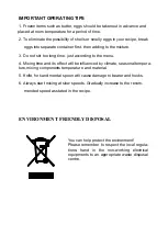 Preview for 7 page of VOX electronics 8606019600341 Operating Instructions Manual