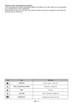 Preview for 3 page of VOX electronics CHT6051 XL Operating Instructions Manual