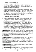 Preview for 5 page of VOX electronics CHT6051 XL Operating Instructions Manual