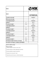 Preview for 44 page of VOX electronics CHT6051 XL Operating Instructions Manual