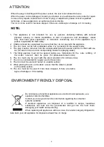 Preview for 6 page of VOX electronics DBL-5069 Operating Instructions Manual