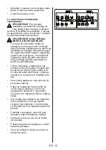 Preview for 12 page of VOX electronics EBI444 User Manual