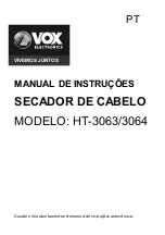 Preview for 29 page of VOX electronics HT-3063 Operating Instructions Manual