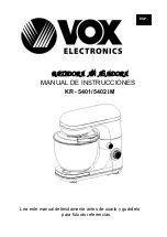 Preview for 37 page of VOX electronics KR - 5401 IM Operating Instructions Manual