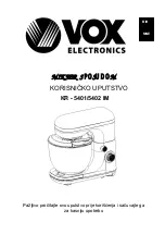 Preview for 75 page of VOX electronics KR - 5401 IM Operating Instructions Manual