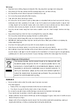 Preview for 4 page of VOX electronics SCIROCCO 700 Operating Instructions Manual