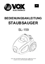 Preview for 16 page of VOX electronics SL-159 Operating Instructions Manual