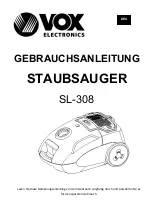 Preview for 14 page of VOX electronics SL-308 Operating Instructions Manual