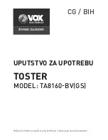 Preview for 19 page of VOX electronics TA8160-BV(GS) Instruction Manual