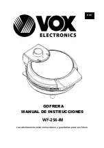 Preview for 22 page of VOX electronics WF 258 Operating Instructions Manual