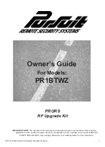 Voxx Electronics PURSUIT PR1BTWZ Owner'S Manual preview