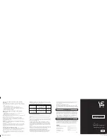 Preview for 2 page of VS Sassoon Goddess VSP95A Instructions