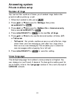 Preview for 70 page of VTech CM18045 User Manual