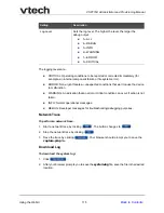 Preview for 115 page of VTech ErisTerminal VSP716A Administrator And Provisioning Manual