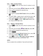 Preview for 26 page of VTech FS6608A User Manual