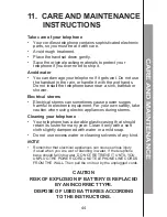 Preview for 48 page of VTech FS6608A User Manual