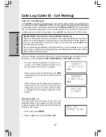 Preview for 21 page of VTech MI6821 - Cordless Telephone With Caller Id User Manual