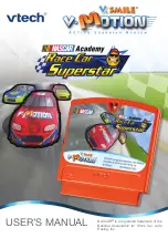 VTech V.Smile Motion: NASCAR User Manual preview