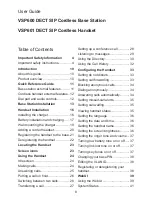 Preview for 8 page of VTech VSP60 User Manual