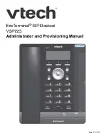 VTech VSP725 Administrator And Provisioning Manual preview