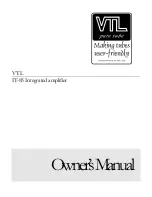 VTL IT-85 Owner'S Manual preview