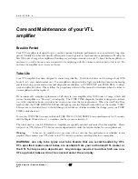 Preview for 51 page of VTL S-400 II series Owner'S Manual