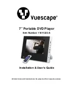 Preview for 1 page of Vuescape 11011225-A Installation & User Manual