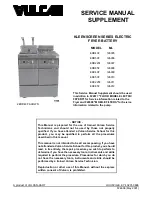 Preview for 1 page of Vulcan-Hart 126905 Service Manual Supplement