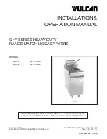 Vulcan-Hart GHF90 Installation & Operation Manual preview