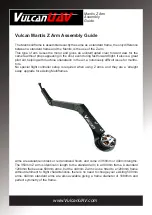 Preview for 3 page of Vulcan UAV Mantis Z Arm Assembly Manual