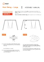 Preview for 1 page of Vuly Nest Swing Large Assembly Manual