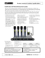 Preview for 3 page of W Audio DQM Series User Manual