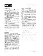 Preview for 4 page of W Audio PSR-15A User Manual