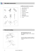 Preview for 8 page of W6 N 1615 Manual