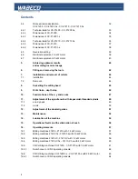 Preview for 4 page of WABECO CC-F1200 high speed Operating Instructions Manual