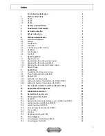 Preview for 3 page of WABECO D2400 Operating Instructions Manual