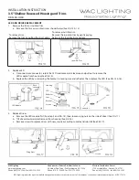 Preview for 3 page of WAC Lighting HR-3LED-H20A Installation Instructions