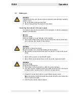 Preview for 21 page of Wacker Neuson FUE 6 Operator'S Manual