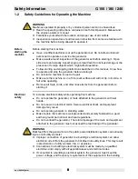 Preview for 8 page of Wacker Neuson G 150 Operator'S Manual