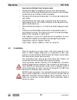 Preview for 23 page of Wacker Neuson GS 12Ai Operator'S Manual