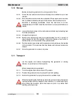 Preview for 36 page of Wacker Neuson GS 5.6A Operator'S Manual